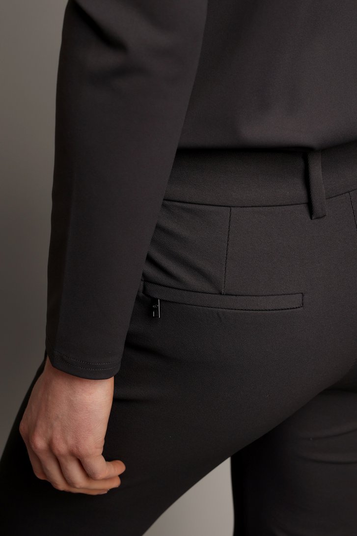 Photo supplémentaire 1 de Pantalon de golf gris foncé avec taille élastique de Dansaert Golf Club pour Femmes