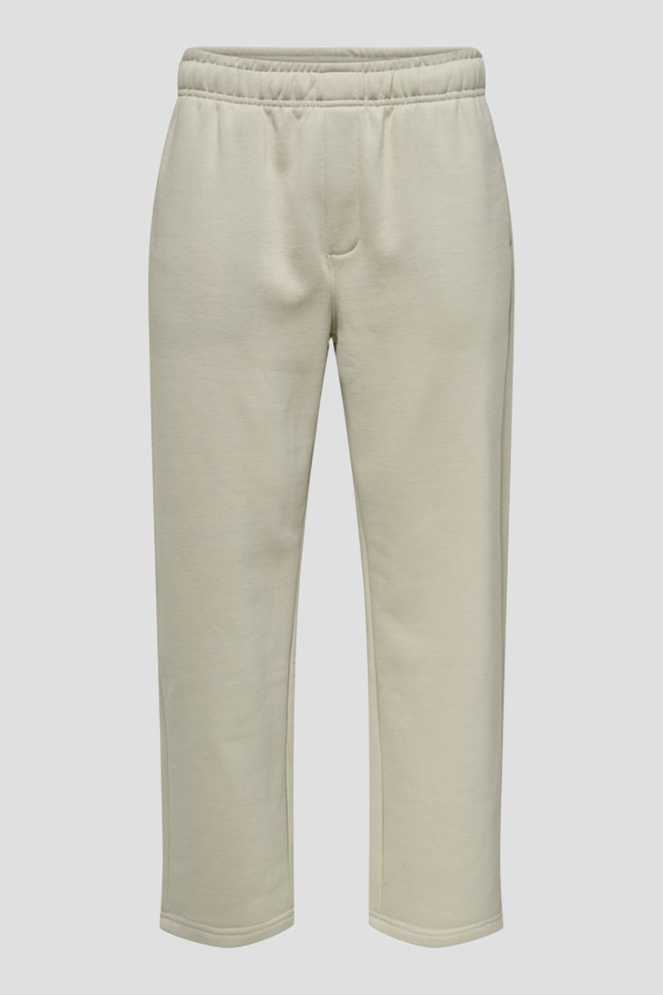 Photo produit 1 de Pantalon de jogging beige de Only & Sons pour Hommes