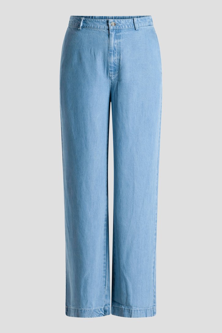 Photo produit 1 de Pantalon en jean bleu clair fluide de Yest Curve pour Femmes