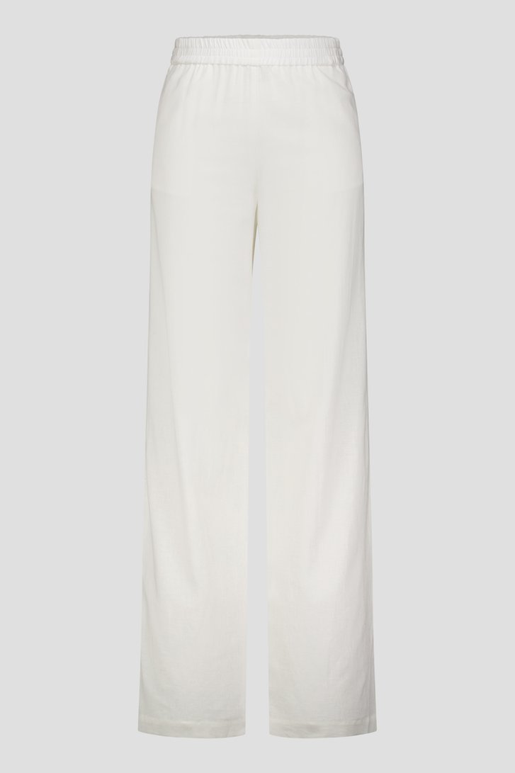 Photo produit 1 de Pantalon en lin écru de Liberty Island pour Femmes