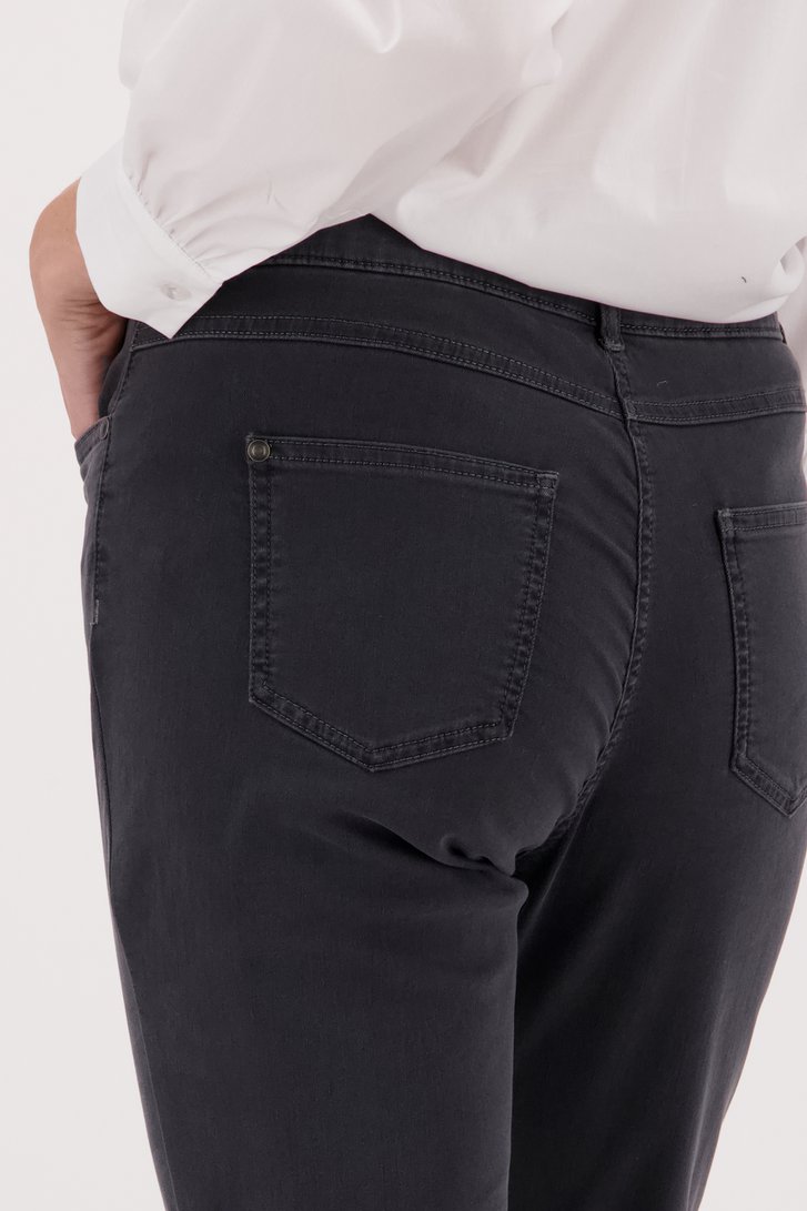 Pantalon en stretch gris Emanuelle de Claude Arielle pour Femmes