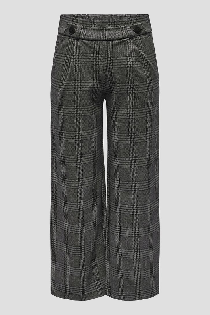Photo produit 1 de Pantalon gris à carreaux de JDY pour Femmes