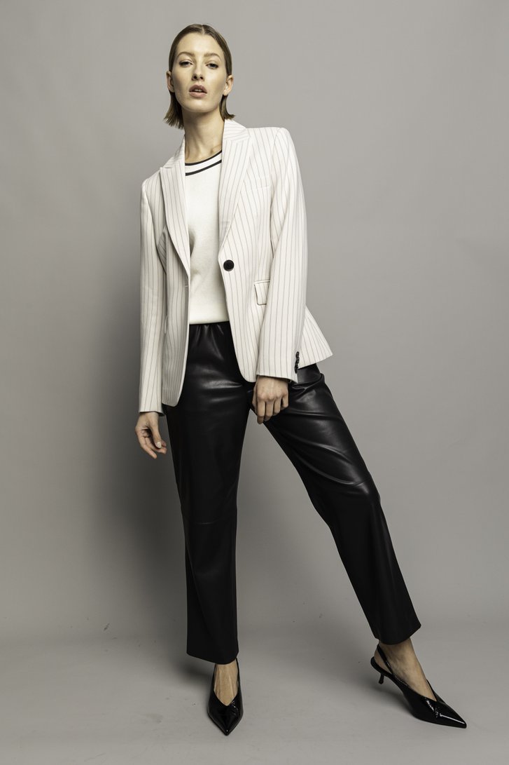 Photo supplémentaire 5 de Pantalon gris anthracite effet cuir de D'Auvry pour Femmes