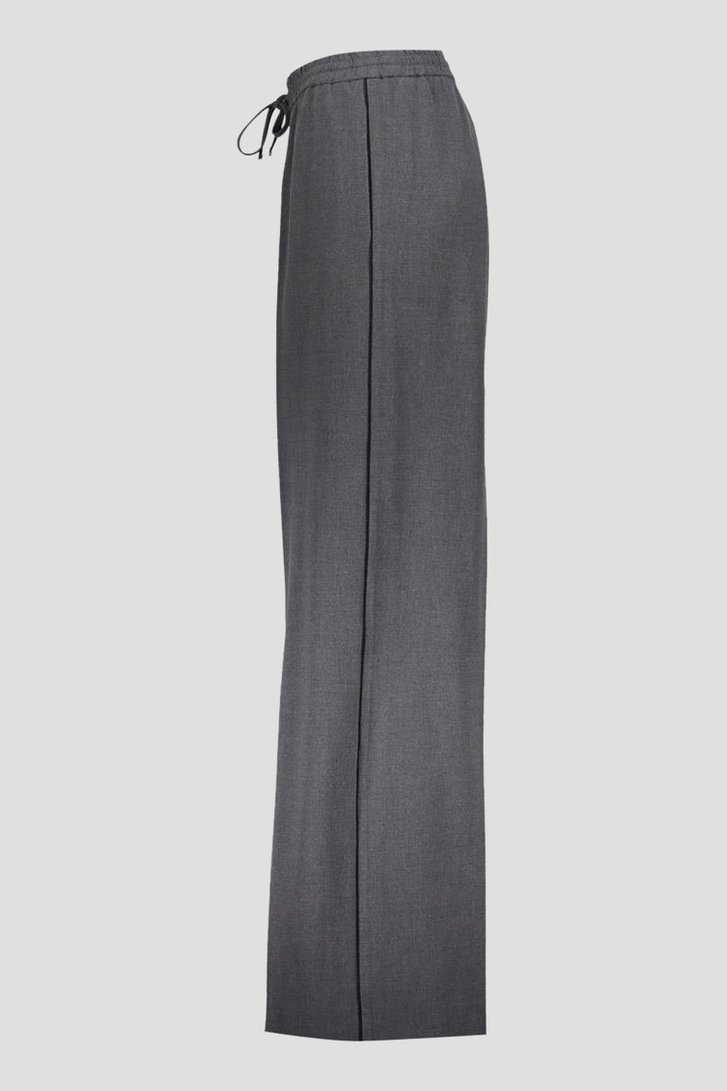 Photo produit 2 de Pantalon gris avec bande latérale de Geisha pour Femmes
