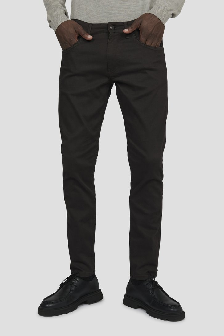 Le devant de Pantalon gris foncé - slim fit  de Matinique pour Hommes