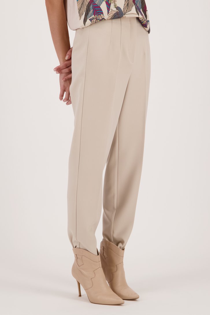 Pantalon habillé beige de More & More pour Femmes