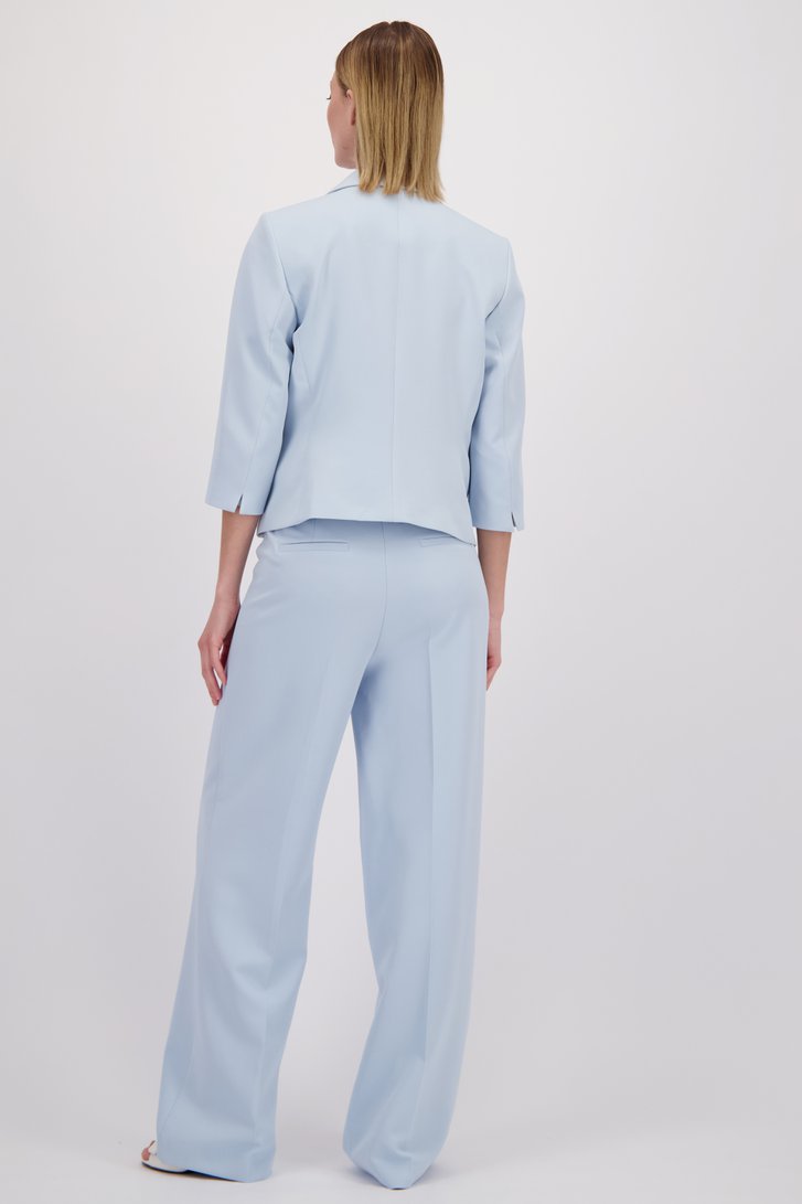 Le dos de Pantalon habillé bleu ciel  de More & More pour Femmes