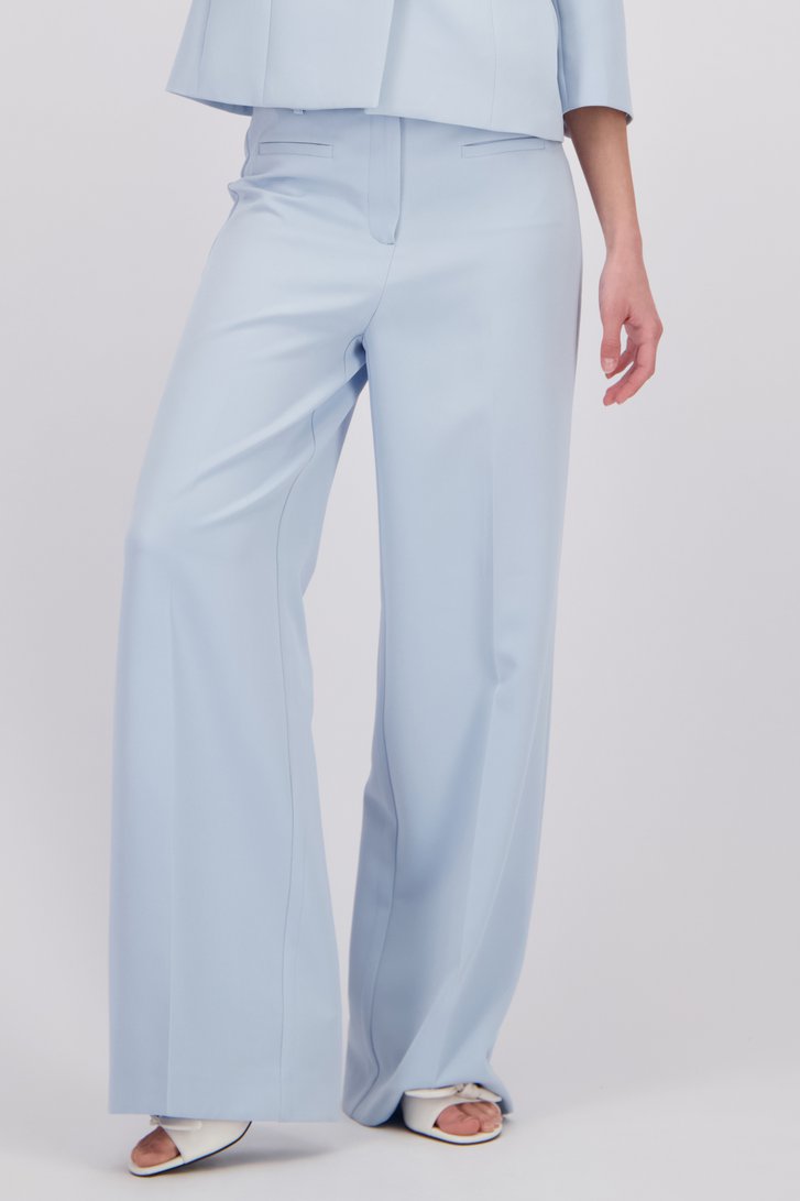 Détail de Pantalon habillé bleu ciel  de More & More pour Femmes