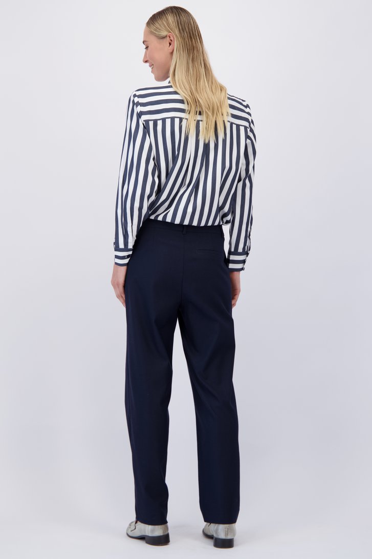 Le dos de Pantalon habillé bleu foncé de Liberty Island pour Femmes