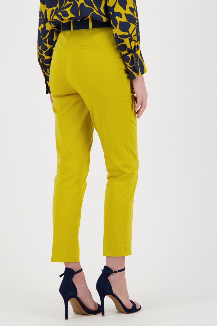 Pantalon habillé jaune  de D'Auvry pour Femmes