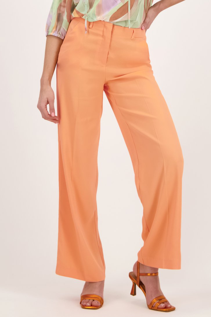 Pantalon habillé orange de D'Auvry pour Femmes