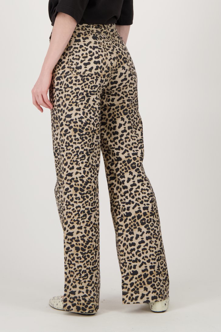 Pantalon large avec imprimé animal de Geisha pour Femmes