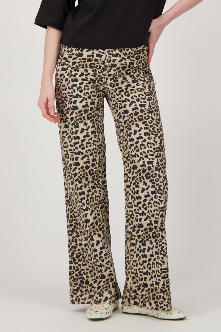Pantalon large avec imprimé animal de Geisha pour Femmes