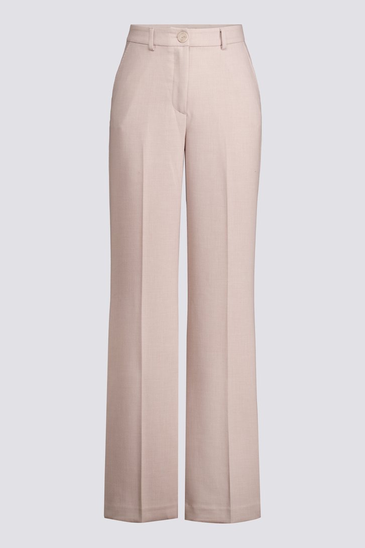 Photo produit 1 de Pantalon large beige clair de D'Auvry pour Femmes