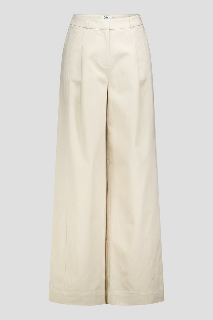 Photo produit 1 de Pantalon large beige clair de Louise pour Femmes