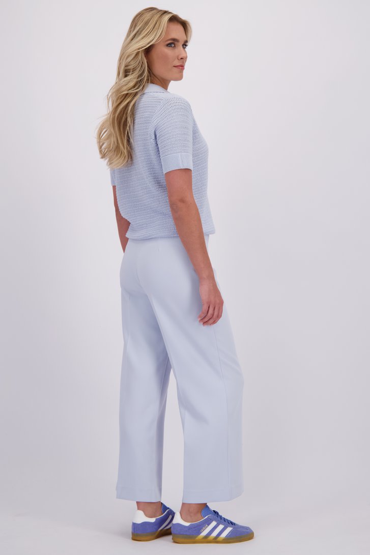 Le dos de Pantalon large bleu clair – longueur 7/8 de Libelle pour Femmes