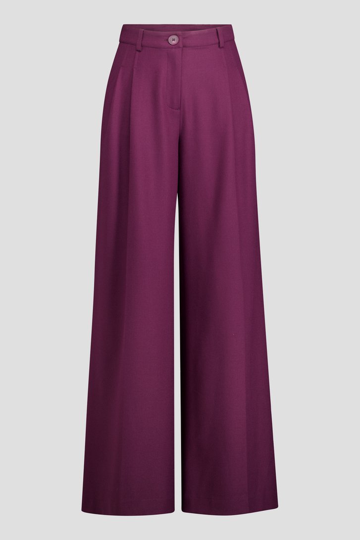 Photo produit 1 de Pantalon large bordeaux de D'Auvry pour Femmes