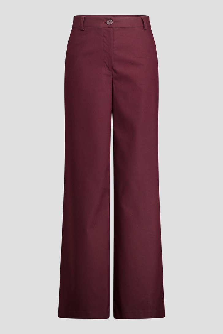 Photo produit 1 de Pantalon large bordeaux de Liberty Island pour Femmes