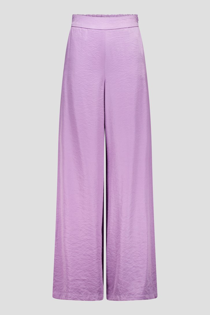 Pantalon large en soie lilas de D'Auvry pour Femmes