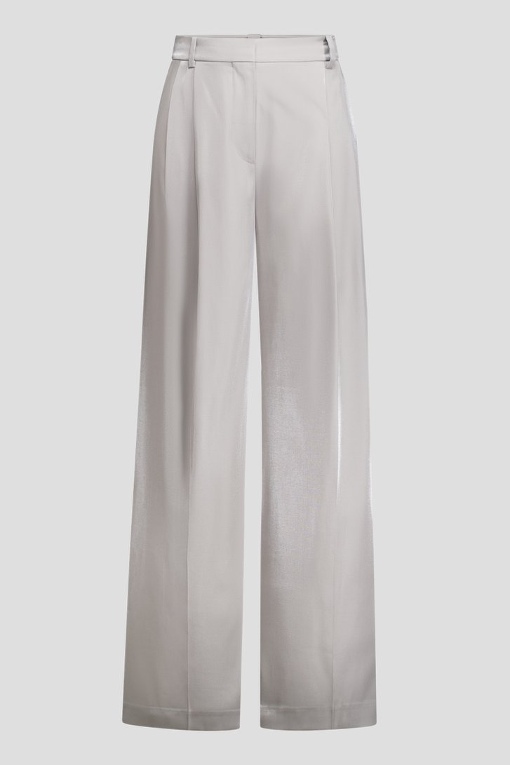 Photo produit 1 de Pantalon large gris argenté de D'Auvry Studio pour Femmes