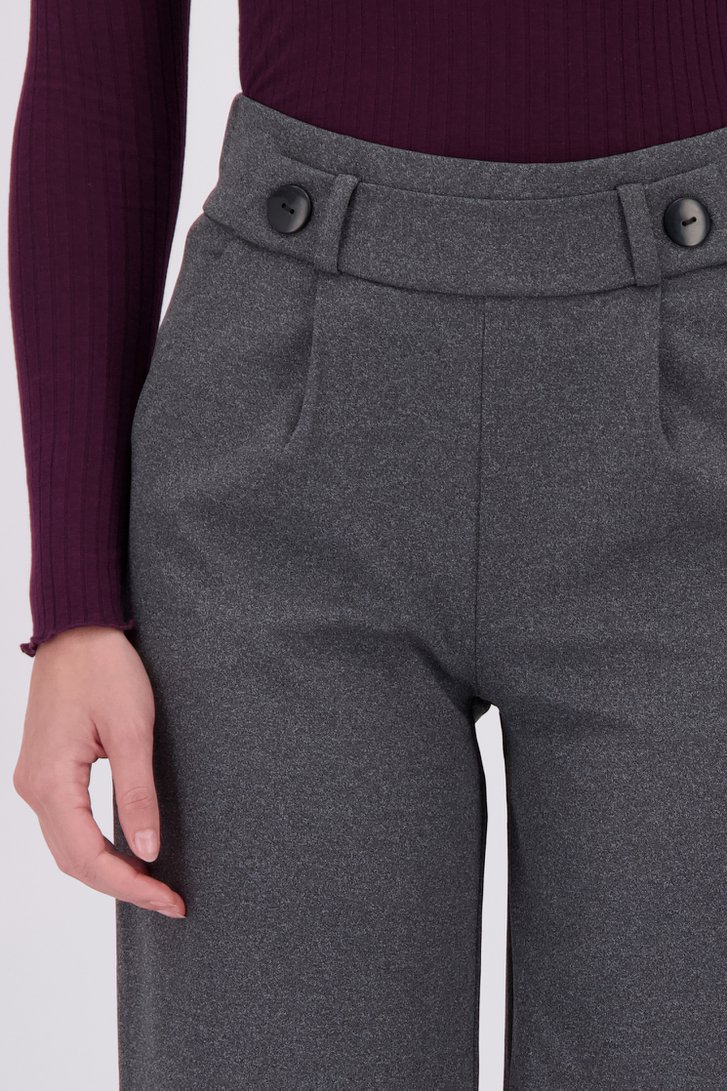 Détail de Pantalon large gris chiné de JDY pour Femmes