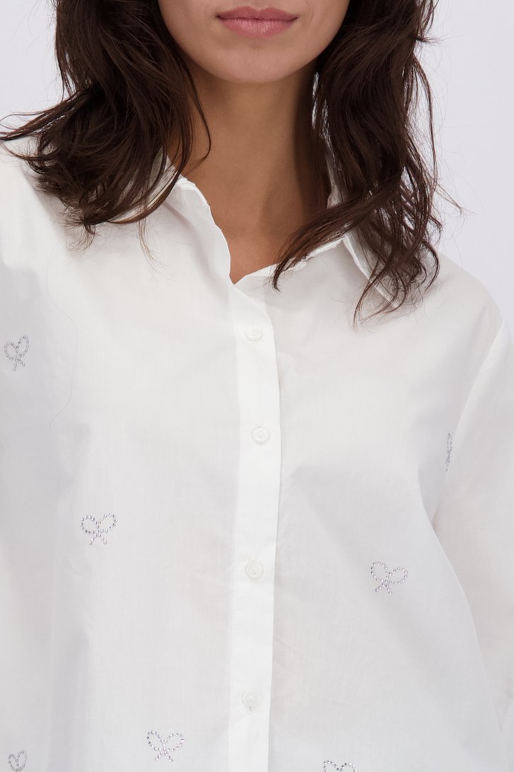 Détail de Pantalon large gris de JDY pour Femmes