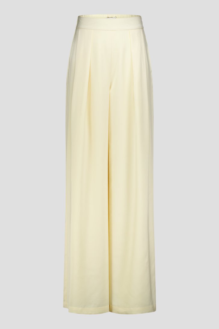 Photo produit 1 de Pantalon large jaune clair  de D'Auvry pour Femmes