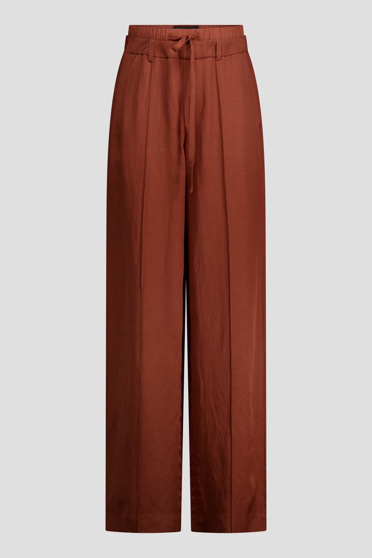 Photo produit 1 de Pantalon large marron de AC by Annelien Coorevits pour Femmes