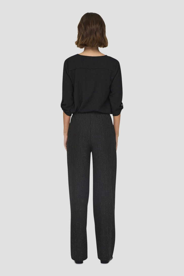 Pantalon large noir avec paillettes de JDY pour Femmes