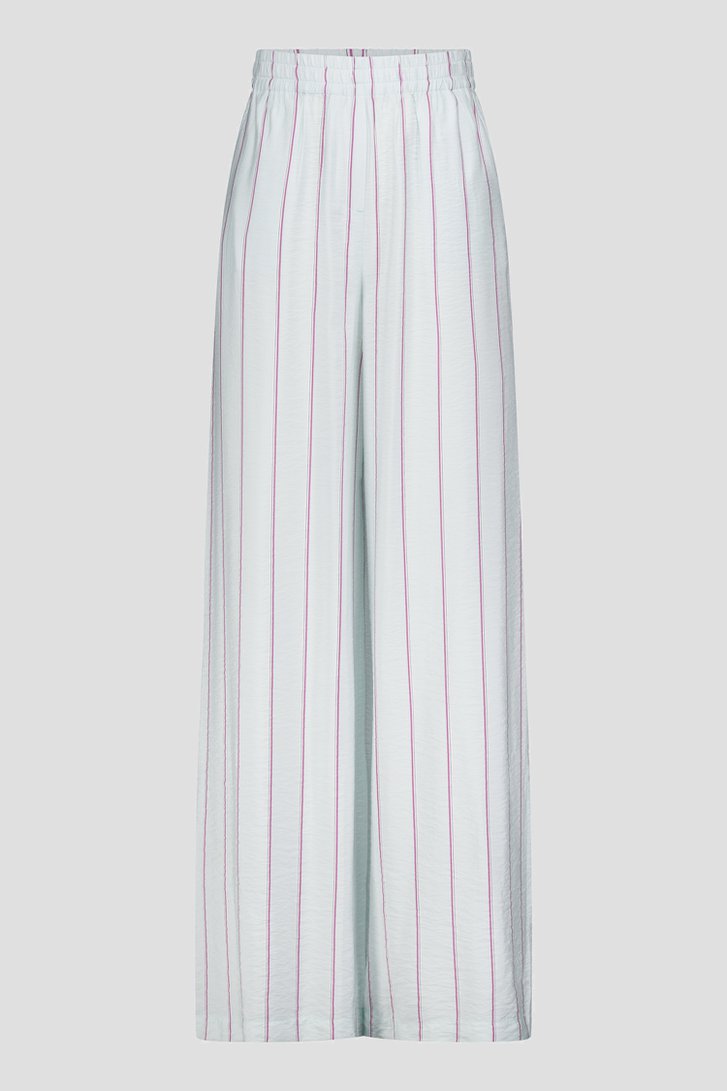 Pantalon large pastel turquoise à rayures de Louise pour Femmes