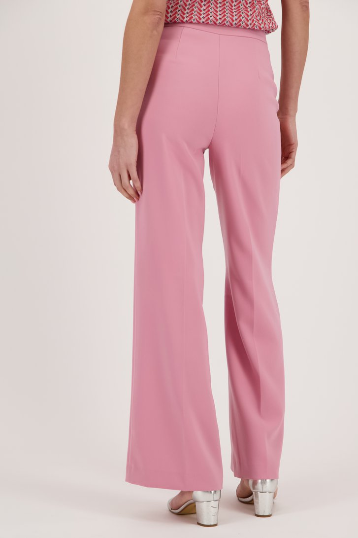 Pantalon large rose clair 	 de D'Auvry pour Femmes