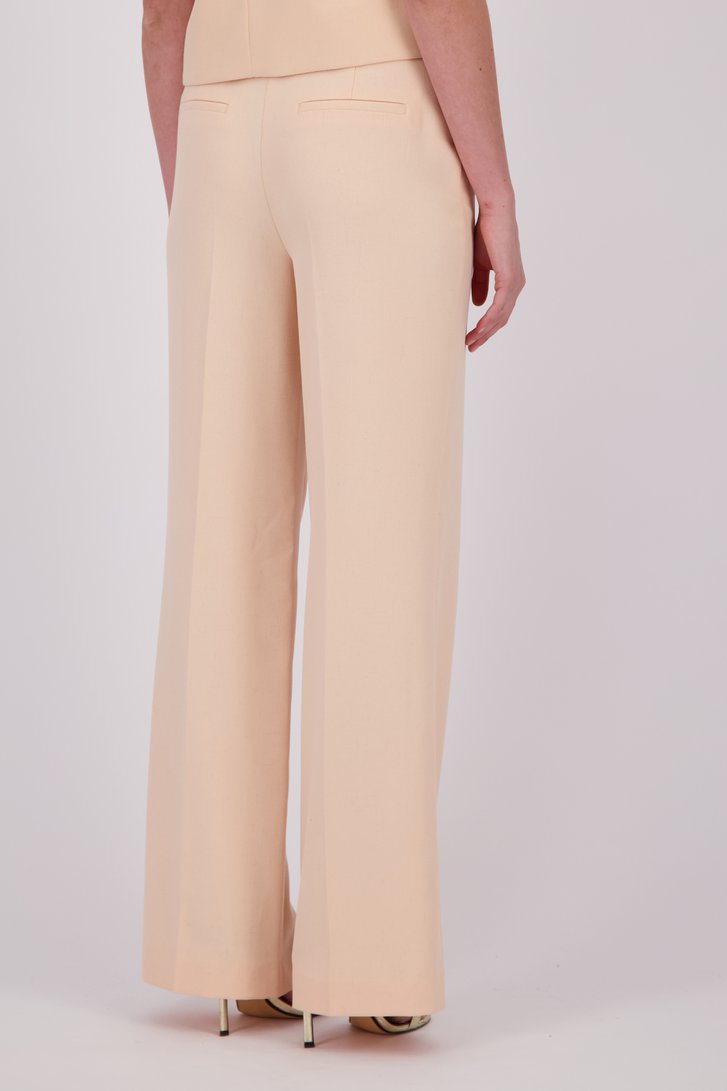 Pantalon large rose saumon de D'Auvry pour Femmes