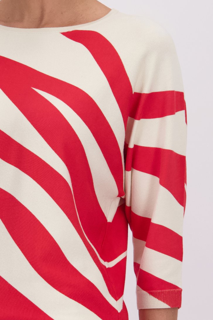 Détail de Pantalon large rouge de Claude Arielle pour Femmes