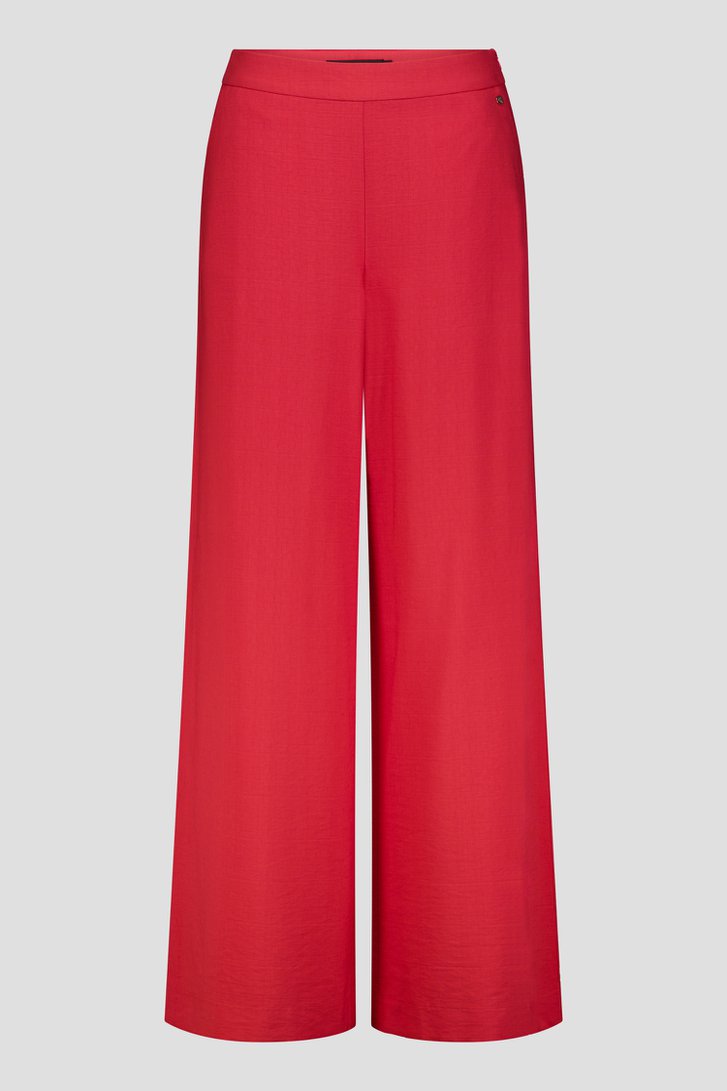 Photo produit 1 de Pantalon large rouge de Claude Arielle pour Femmes