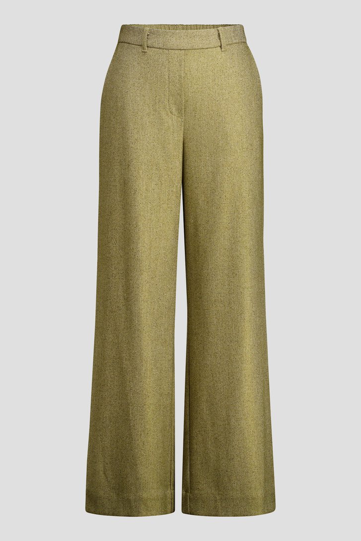Photo produit 1 de Pantalon large vert à taille élastiquée de Libelle pour Femmes