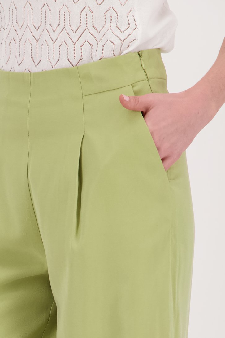 Pantalon large vert olive de D'Auvry pour Femmes
