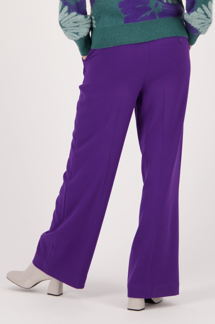 Pantalon large violet de Libelle pour Femmes