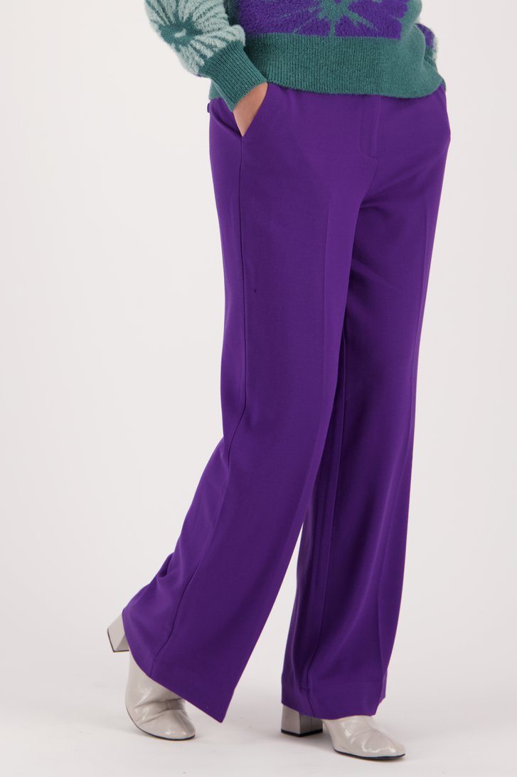 Pantalon large violet de Libelle pour Femmes