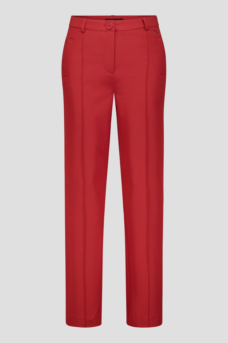 Photo produit 2 de Pantalon long rouge-brun de Claude Arielle pour Femmes