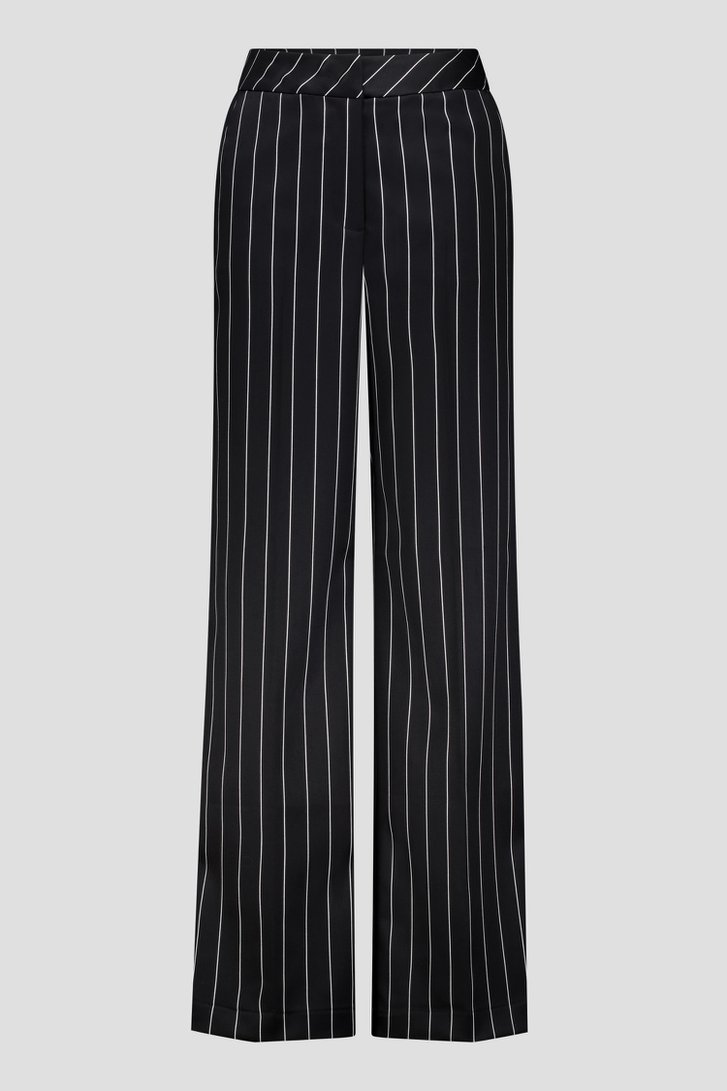 Pantalon noir à rayures de D'Auvry pour Femmes