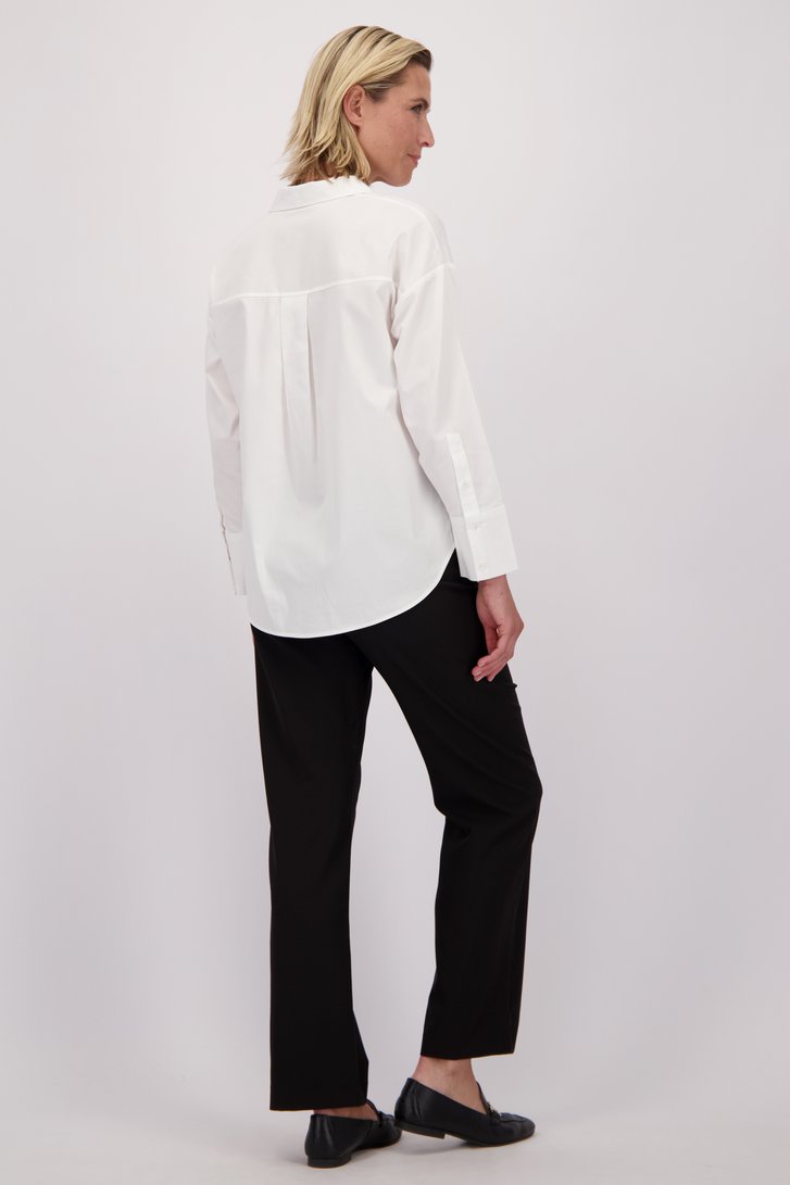 Le dos de Pantalon noir - Straight fit de Claude Arielle pour Femmes