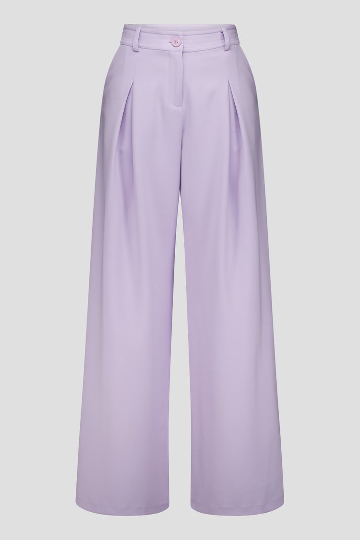 Pantalon palazzo violet clair de D'Auvry pour Femmes