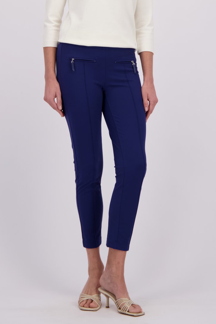 Photo produit 1 de Pantalon stretch bleu foncé – longueur 7/8 de Claude Arielle pour Femmes
