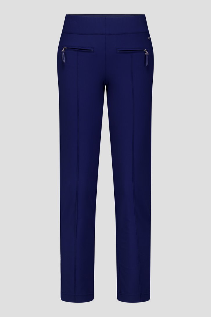 Photo produit 2 de Pantalon stretch bleu foncé – longueur 7/8 de Claude Arielle pour Femmes