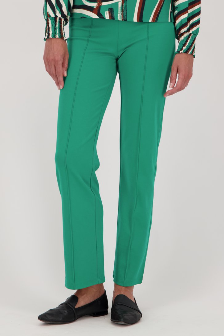 Pantalon vert avec stretch de Claude Arielle pour Femmes