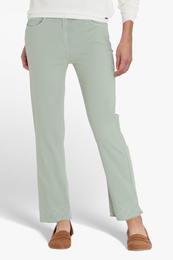 Pantalon vert clair - straight fit