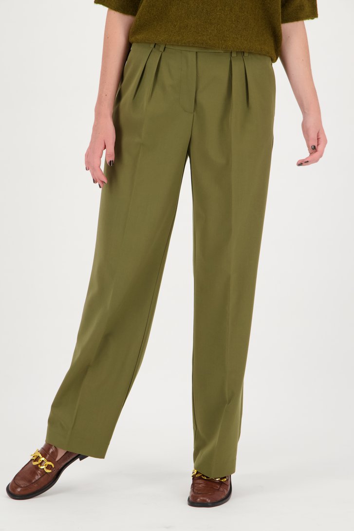 Pantalon vert online olive