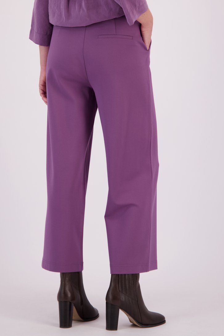 Le dos de Pantalon violet ample – longueur 7/8 de Libelle pour Femmes
