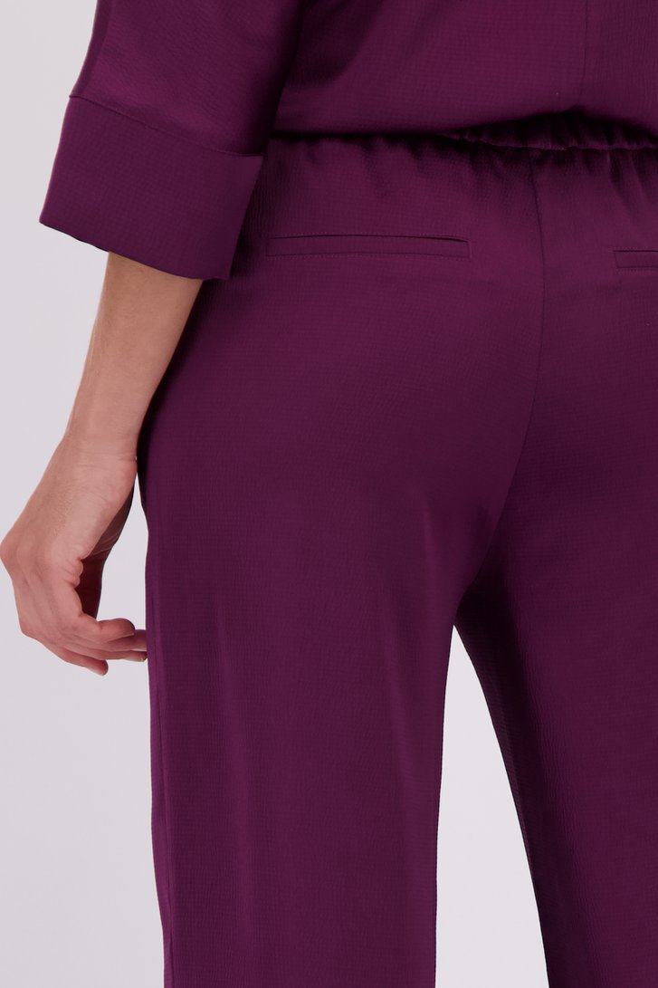 Détail de Pantalon violet de Claude Arielle pour Femmes