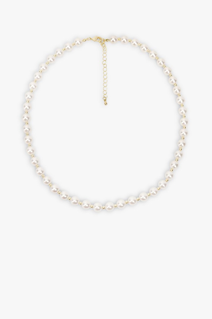 Parelketting met gouden details van Liberty Island voor Dames